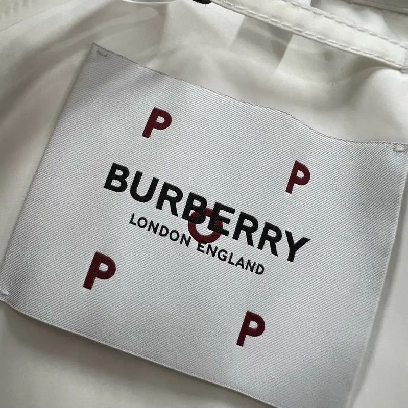 Burberry Burberry White Logo Men's Long Sleeve Jacket Size US XS / EU 42 / 0 - 4 Thumbnail