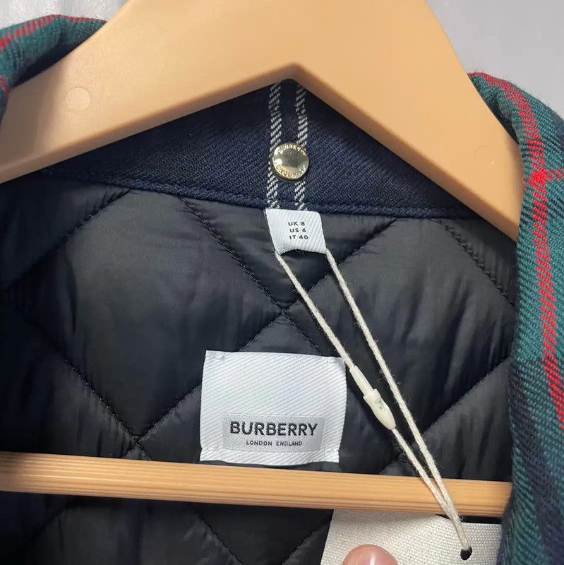Burberry Burberry Men's Green Plaid Shirt Jacket Size US M / EU 48-50 / 2 - 3 Thumbnail