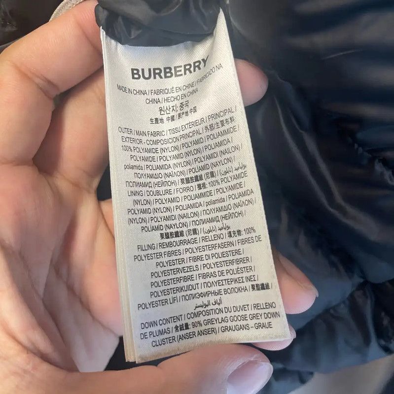 Burberry Burberry Men's Black Down Jacket Size US M / EU 48-50 / 2 - 3 Thumbnail
