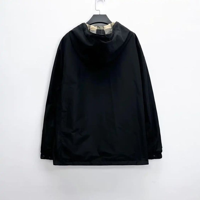Burberry Burberry Black Long Sleeve Hooded Jacket Size US XL / EU 56 / 4 - 2 Thumbnail