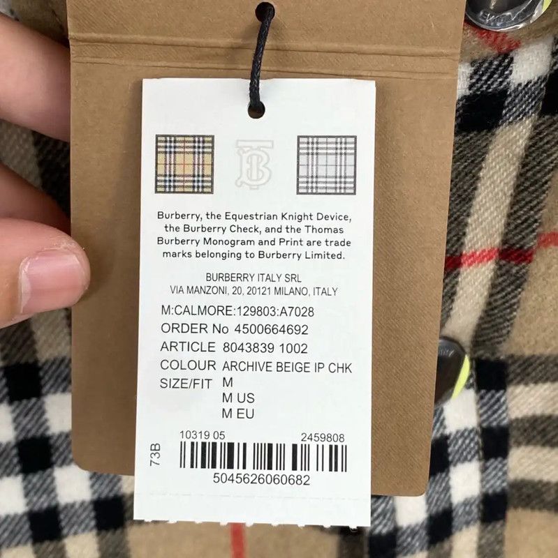 Burberry Burberry Color Block Cotton Long Sleeve Jacket Size US M / EU 48-50 / 2 - 5 Thumbnail