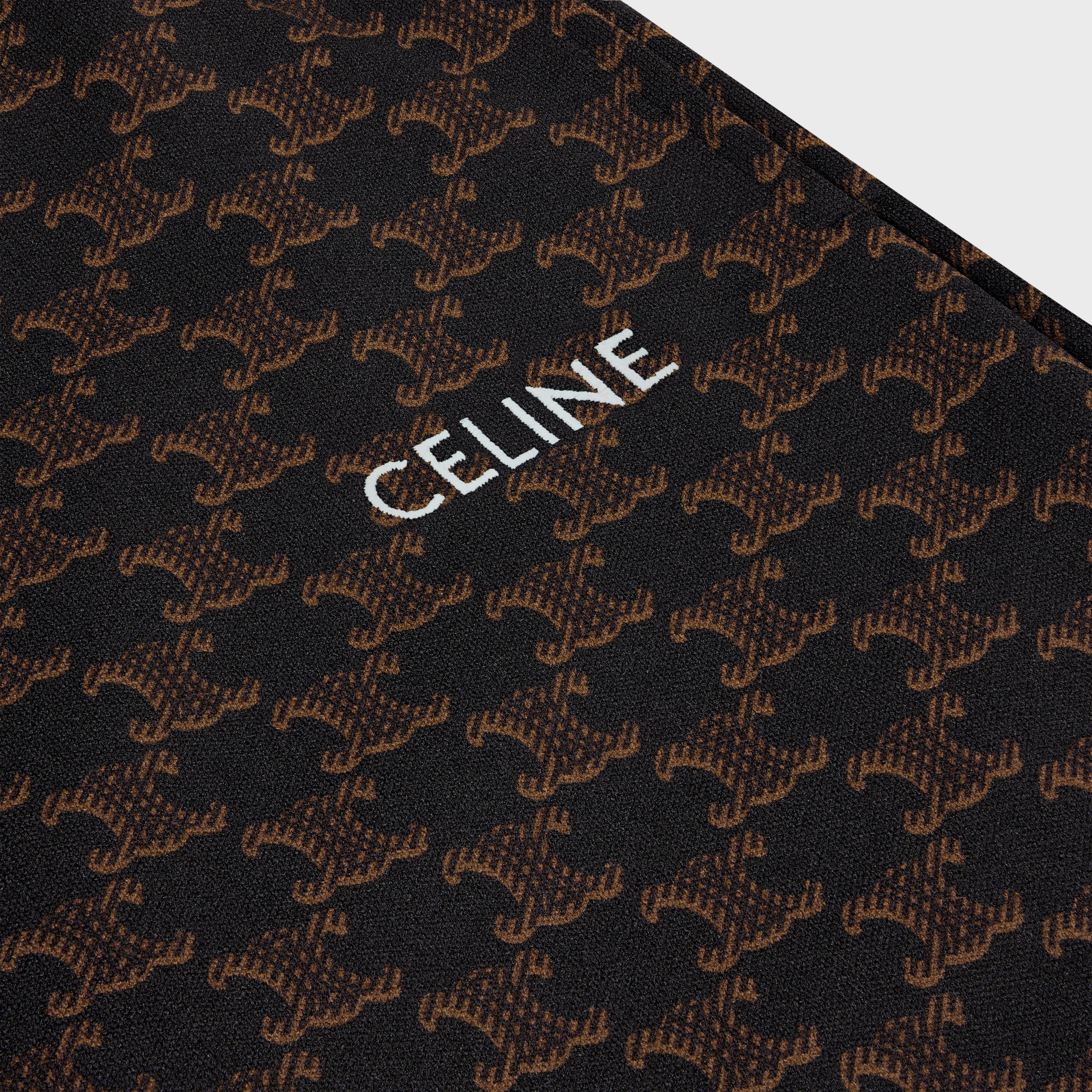 Celine tracksuit pants in double face jersey black/brown/off white Size US 33 - 4 Thumbnail