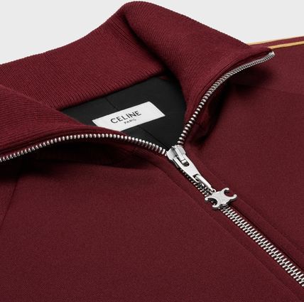 Celine tracksuit jacket in double face jersey vintage burgundy Size US XL / EU 56 / 4 - 3 Thumbnail