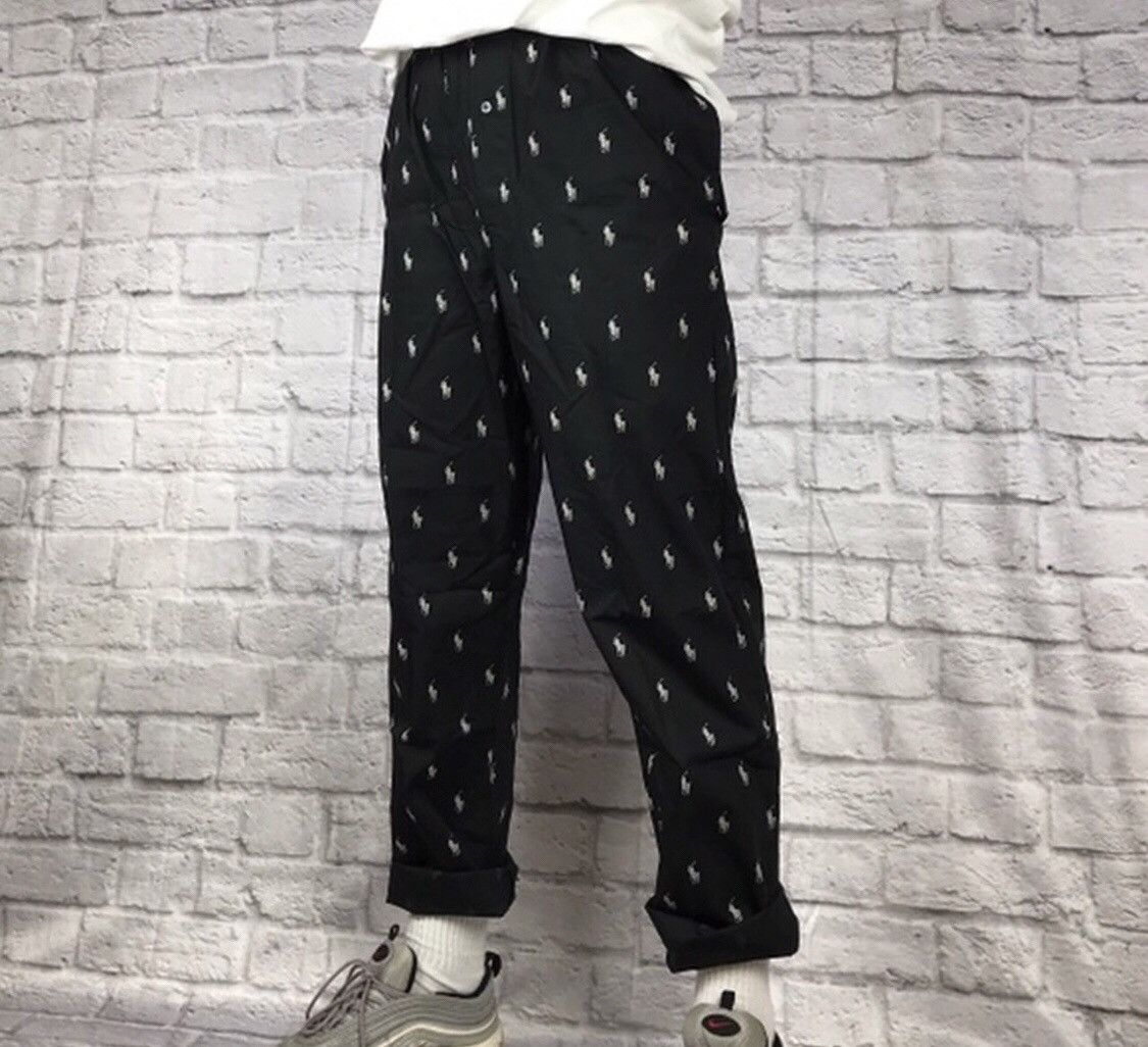 Ralph lauren trousers with logo all over online