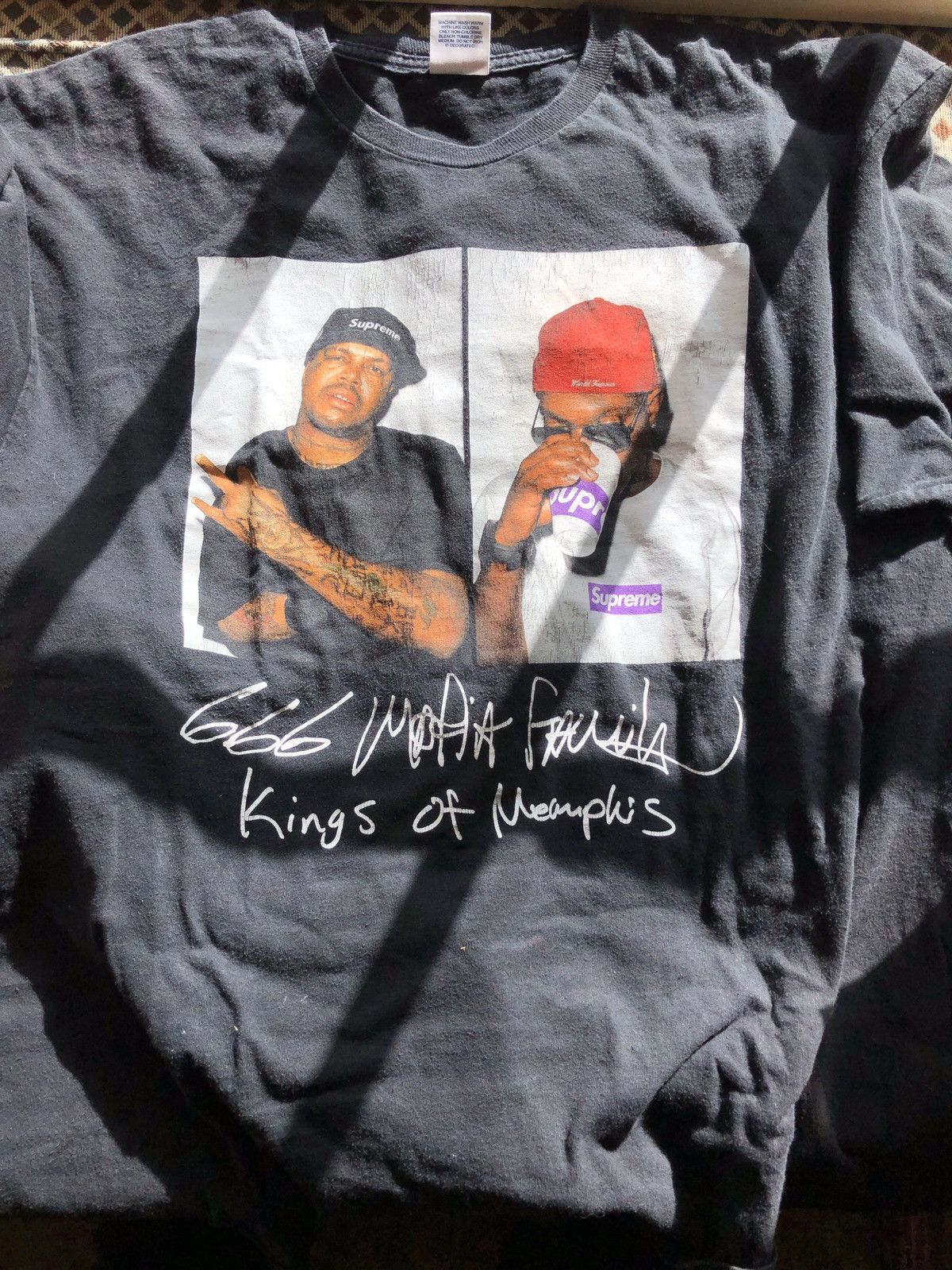 Supreme Supreme 3 6 Mafia Tee XL Black BOGO Rare | Grailed