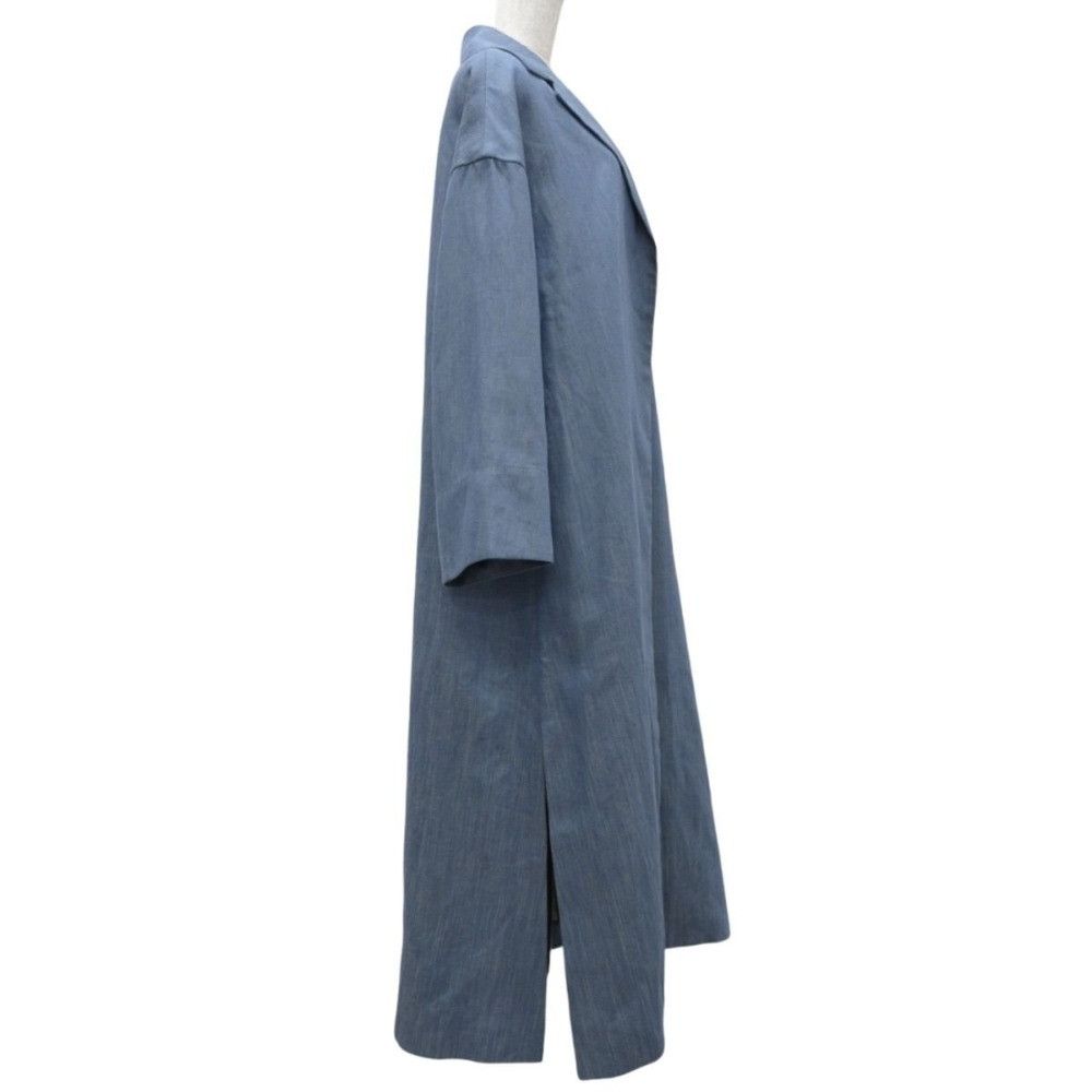 Other Other ebure Linen Long Coat Denim Outerwear DUTY FREE for USA Size ONE SIZE - 2 Thumbnail