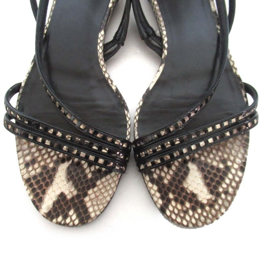 Celine Celine Celine Python Leather Flat Sandals Natural Material Shoes DUTY FREE for USA Size ONE SIZE - 4 Thumbnail