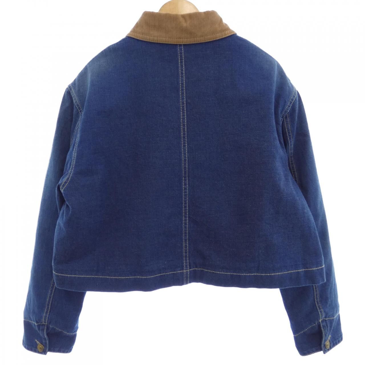 Gucci Gucci Gucci Denim Jacket Denim Outerwear 714291 XDB3F DUTY FREE for USA Size ONE SIZE - 2 Thumbnail