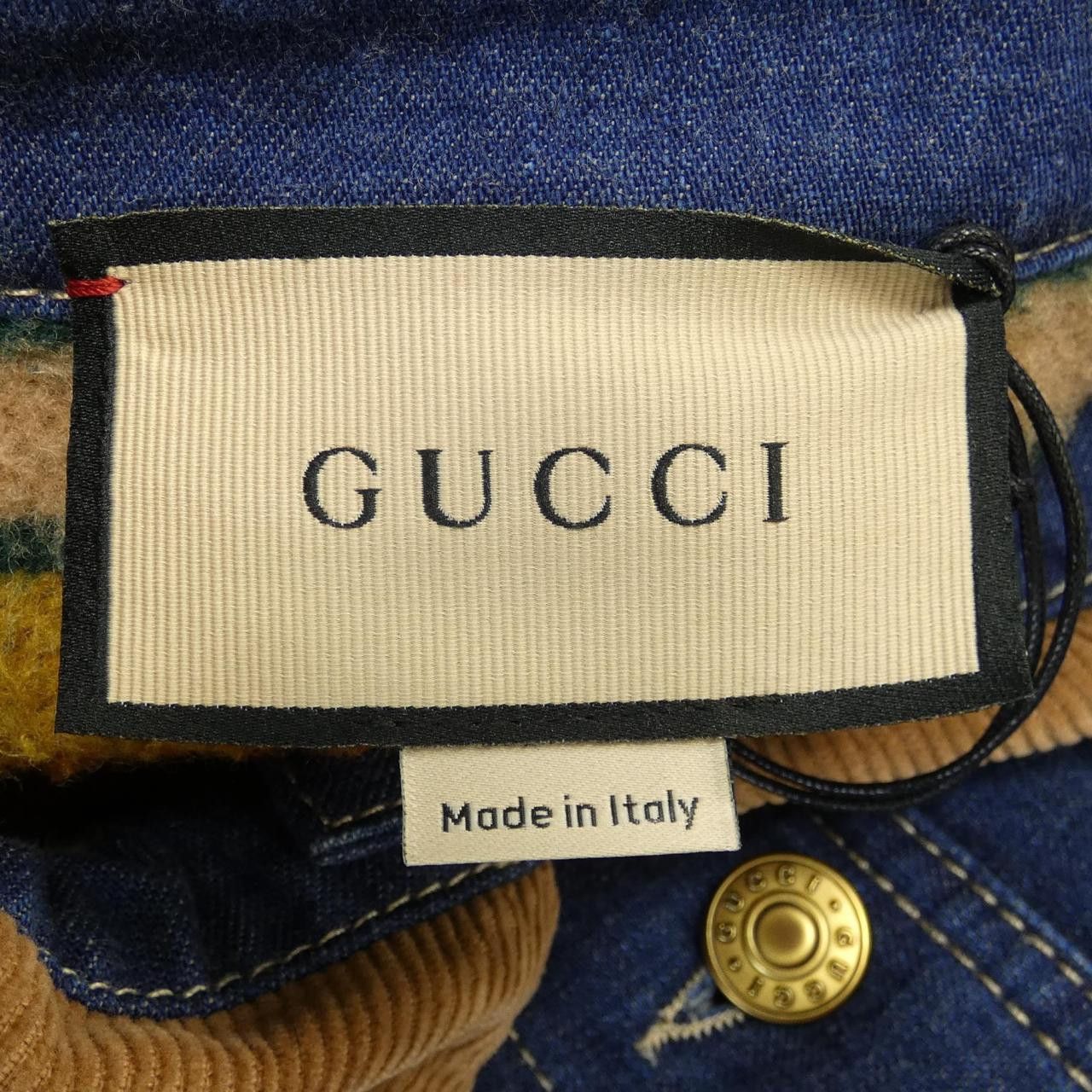 Gucci Gucci Gucci Denim Jacket Denim Outerwear 714291 XDB3F DUTY FREE for USA Size ONE SIZE - 5 Thumbnail