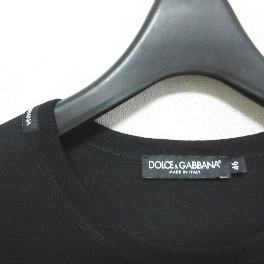 Dolce & Gabbana Dolce & Gabbana Dolce&Gabbana Bee&Crown Embroidery T-shirt Cotton T-Shirts DUTY FREE for USA Size ONE SIZE - 4 Thumbnail