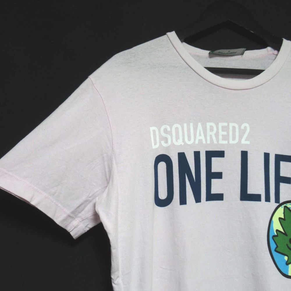 Other Other Dsquared2 ONE LIFE ONE PLANET Cotton T-shirt Cotton T-Shirts DUTY FREE for USA Size ONE SIZE - 3 Thumbnail