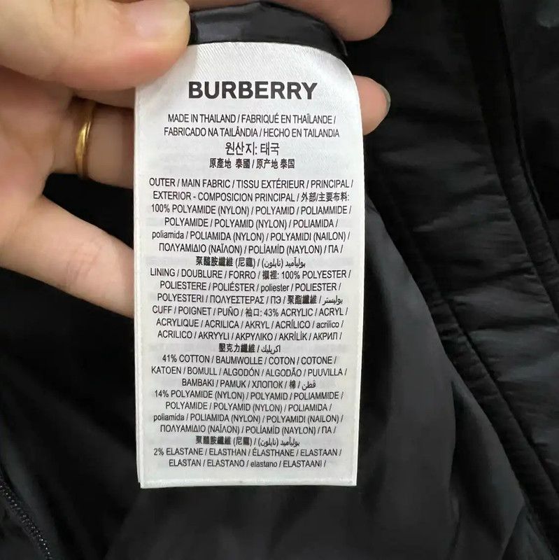 Burberry Burberry Black Down Jacket for Winter Size US XL / EU 56 / 4 - 3 Thumbnail