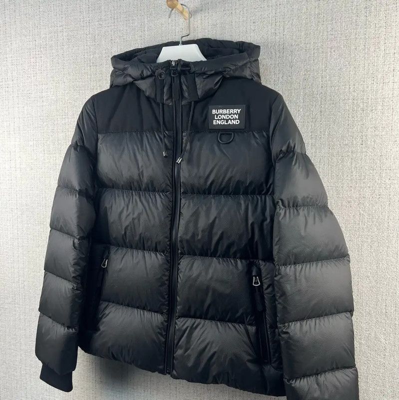 Burberry Burberry Black Logo Puffer Jacket for Men Size US L / EU 52-54 / 3 - 2 Thumbnail