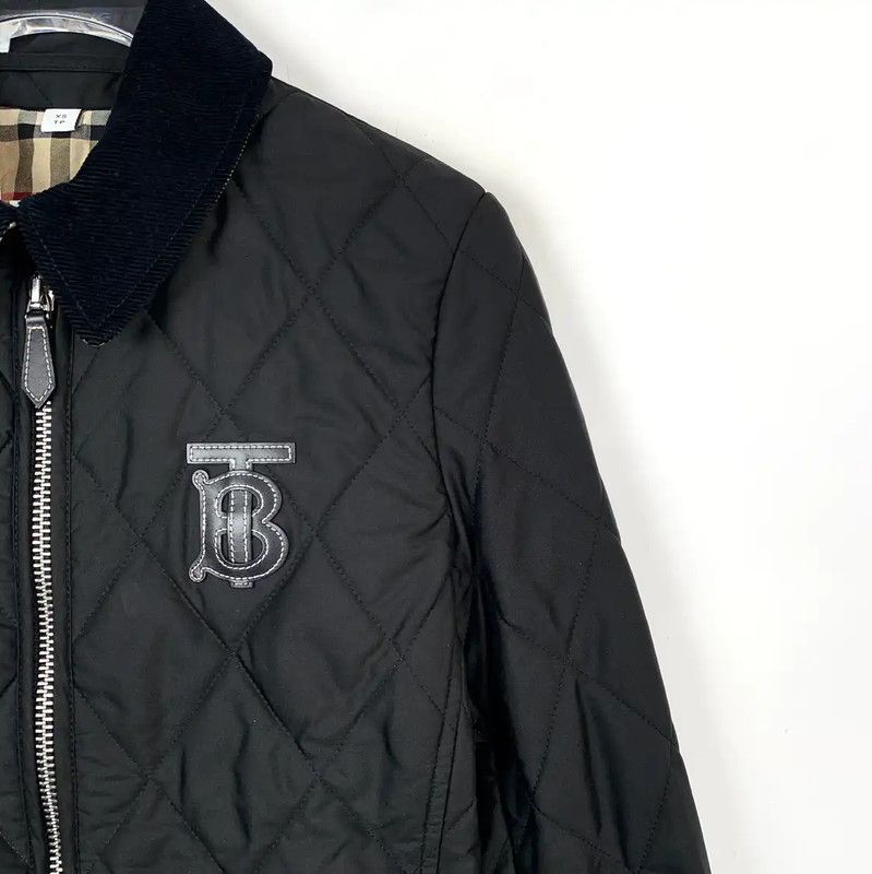 Burberry Burberry Quilted Black Polyester Men's Jacket Size US XS / EU 42 / 0 - 3 Thumbnail