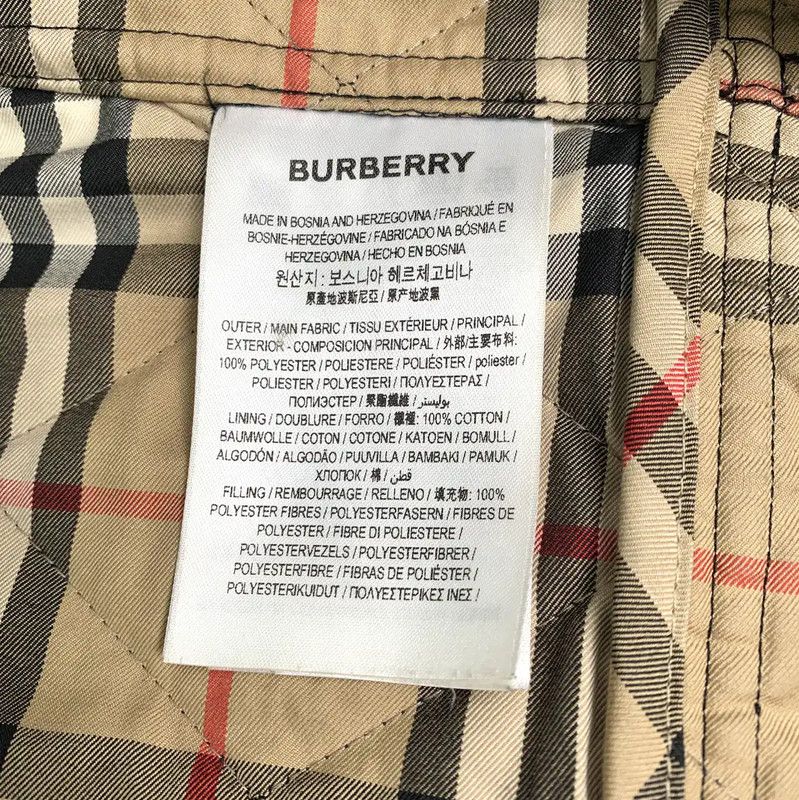 Burberry Burberry Quilted Black Polyester Men's Jacket Size US XS / EU 42 / 0 - 6 Thumbnail