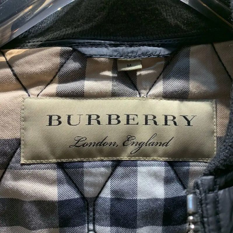 Burberry Burberry Men's Quilted Bomber Jacket in Black Size US M / EU 48-50 / 2 - 7 Thumbnail