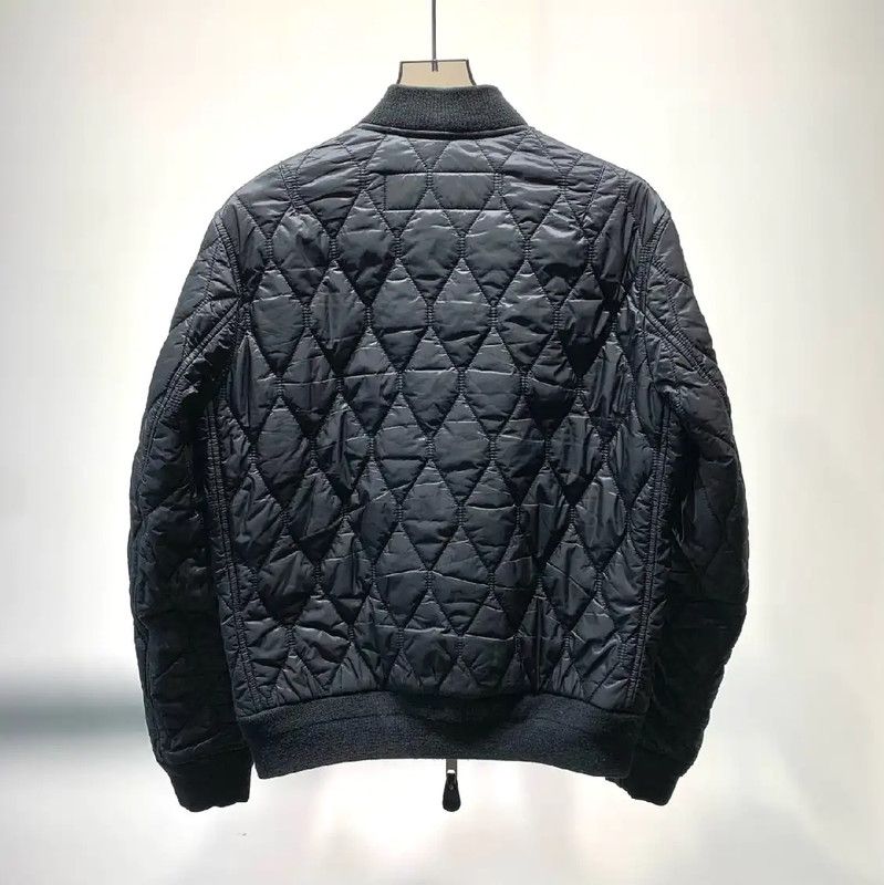 Burberry Burberry Men's Quilted Bomber Jacket in Black Size US M / EU 48-50 / 2 - 2 Thumbnail