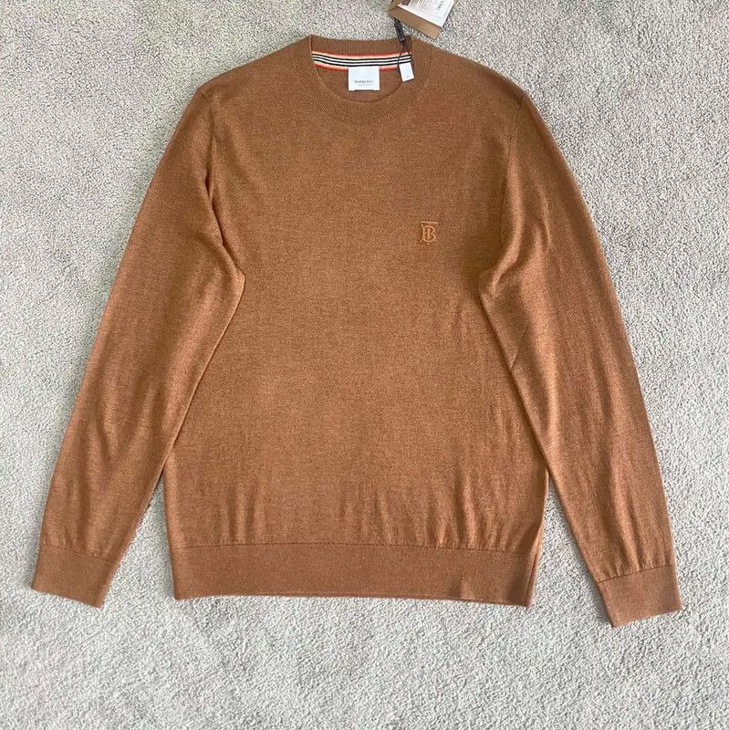Burberry Burberry Brown Cashmere Sweater for Men Size US S / EU 44-46 / 1 - 2 Thumbnail