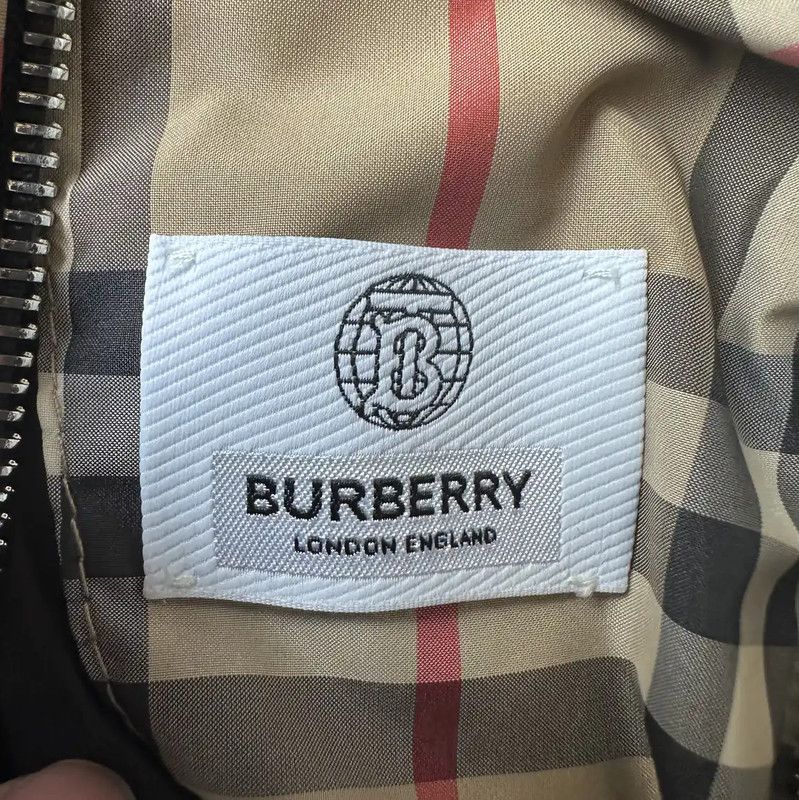 Burberry Burberry Men's Black Nylon Hooded Jacket Size US XL / EU 56 / 4 - 4 Thumbnail
