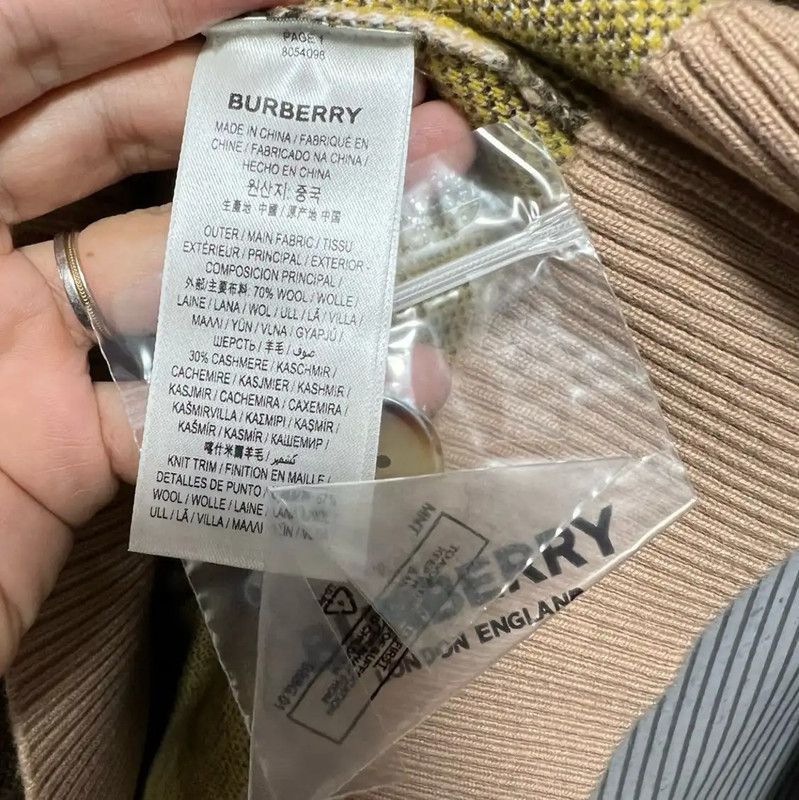 Burberry Burberry Beige Wool Cardigan for Men Size US M / EU 48-50 / 2 - 5 Thumbnail