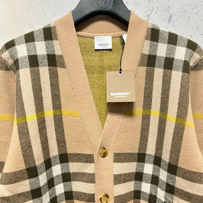Burberry Burberry Beige Wool Cardigan for Men Size US M / EU 48-50 / 2 - 4 Thumbnail