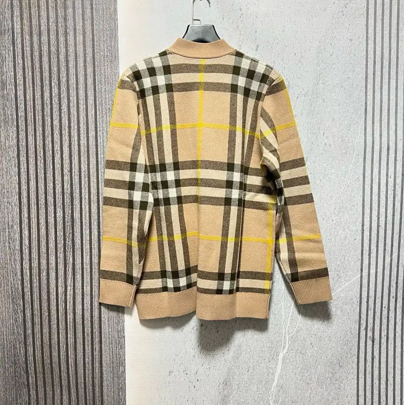 Burberry Burberry Beige Wool Cardigan for Men Size US M / EU 48-50 / 2 - 2 Thumbnail
