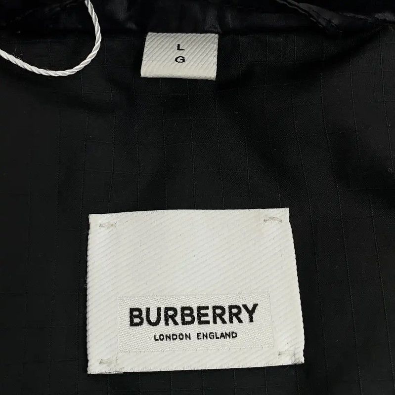 Burberry Burberry Black Nylon Men's Down Jacket Size US L / EU 52-54 / 3 - 6 Thumbnail