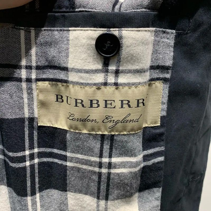 Burberry Burberry Black Cotton Men's Overcoat Size US M / EU 48-50 / 2 - 6 Thumbnail