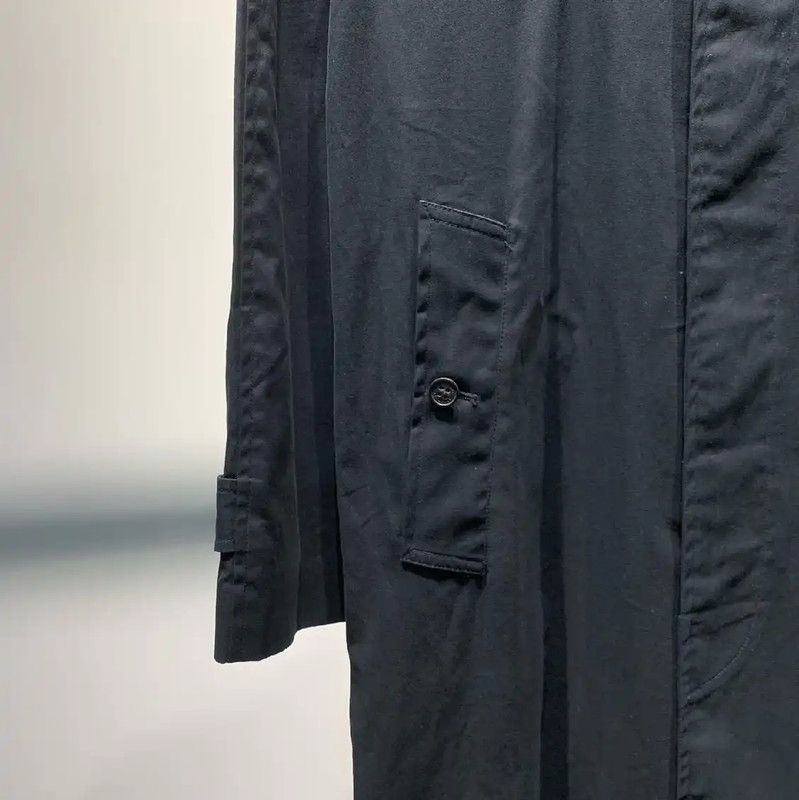 Burberry Burberry Black Cotton Men's Overcoat Size US M / EU 48-50 / 2 - 4 Thumbnail