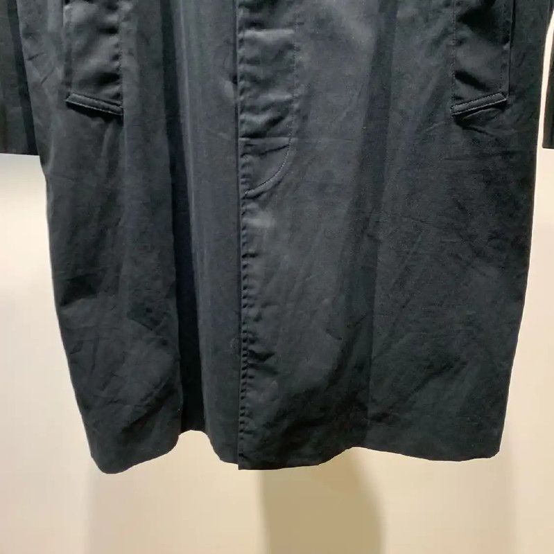 Burberry Burberry Black Cotton Men's Overcoat Size US M / EU 48-50 / 2 - 3 Thumbnail
