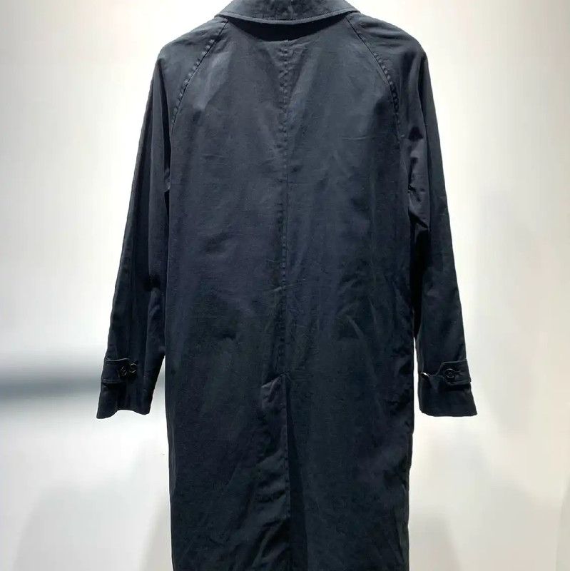 Burberry Burberry Black Cotton Men's Overcoat Size US M / EU 48-50 / 2 - 7 Thumbnail