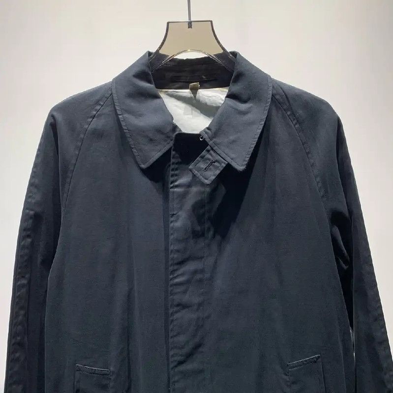 Burberry Burberry Black Cotton Men's Overcoat Size US M / EU 48-50 / 2 - 5 Thumbnail