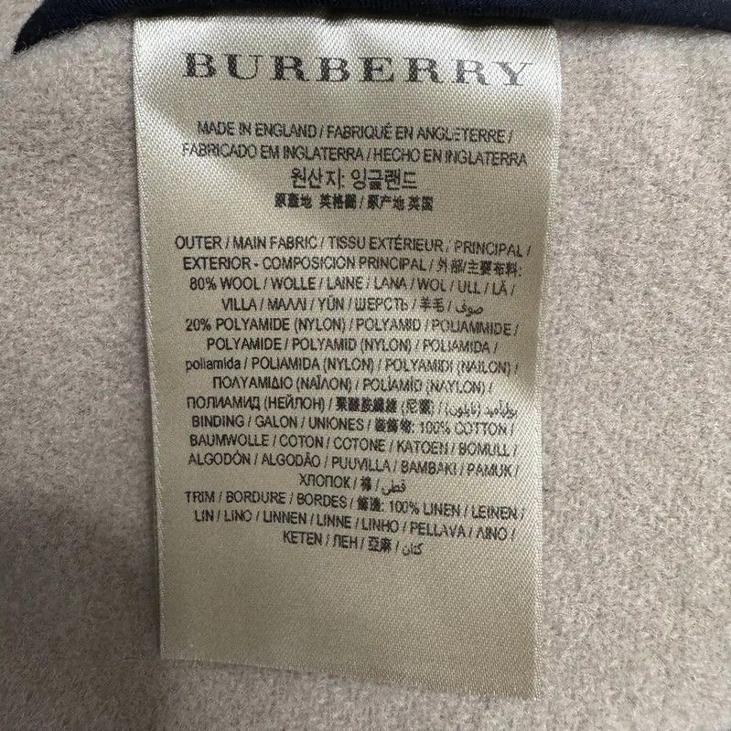 Burberry Burberry Men's Navy Wool Winter Coat Size US M / EU 48-50 / 2 - 6 Thumbnail
