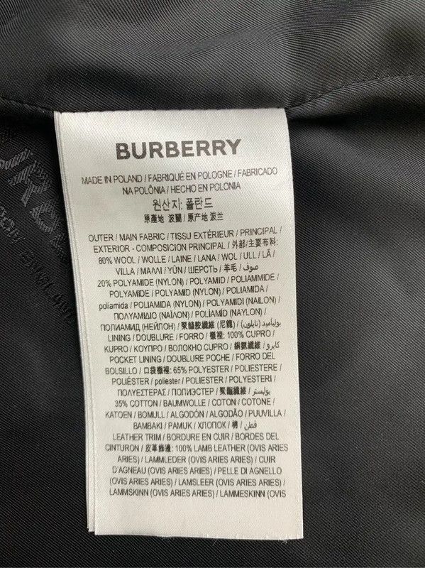 Burberry Burberry Black Wool Peacoat for Men Size US S / EU 44-46 / 1 - 7 Thumbnail