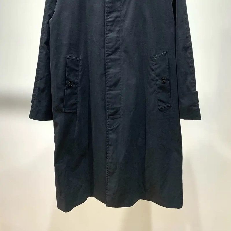 Burberry Burberry Black Cotton Men's Long Coat Size US XL / EU 56 / 4 - 7 Thumbnail