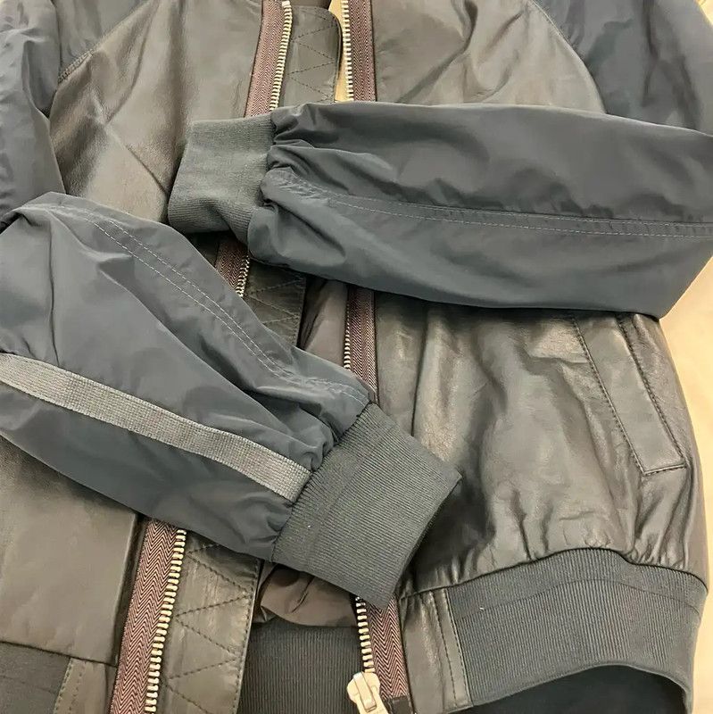Burberry Burberry Men’s Navy Wool Bomber Jacket Size US S / EU 44-46 / 1 - 5 Thumbnail