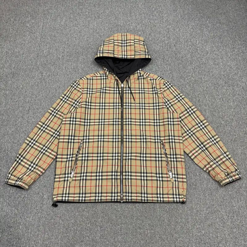 Burberry Burberry Men's Black Polyester Jacket Size US XL / EU 56 / 4 - 2 Thumbnail