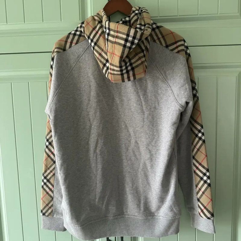 Burberry Burberry Gray Cotton Zip-Up Hoodie for Men Size US S / EU 44-46 / 1 - 2 Thumbnail