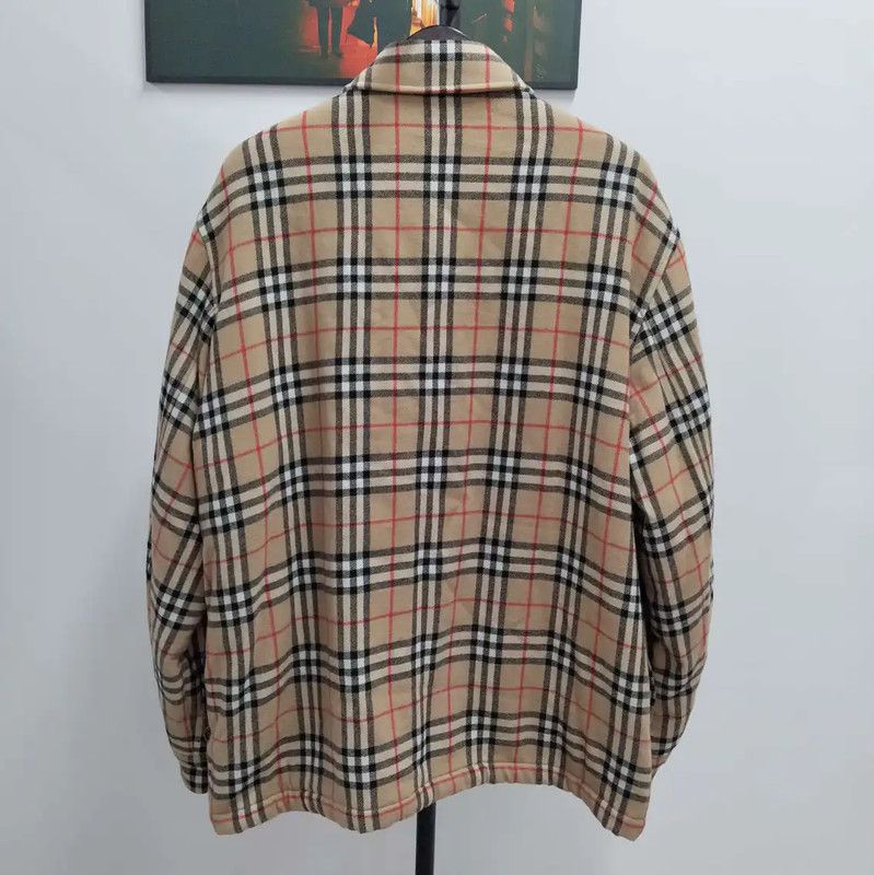 Burberry Burberry Men's Winter Wool Jacket in Light Brown Size US XL / EU 56 / 4 - 2 Thumbnail