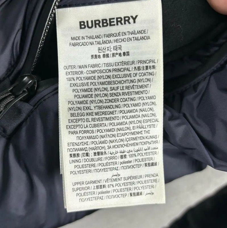 Burberry Burberry Men's Winter Down Jacket in Dark Blue Size US M / EU 48-50 / 2 - 5 Thumbnail