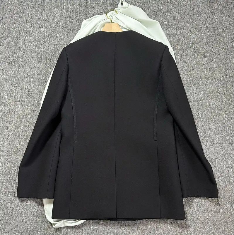 Burberry Burberry Long Black Wool Coat for Men Size US L / EU 52-54 / 3 - 3 Thumbnail