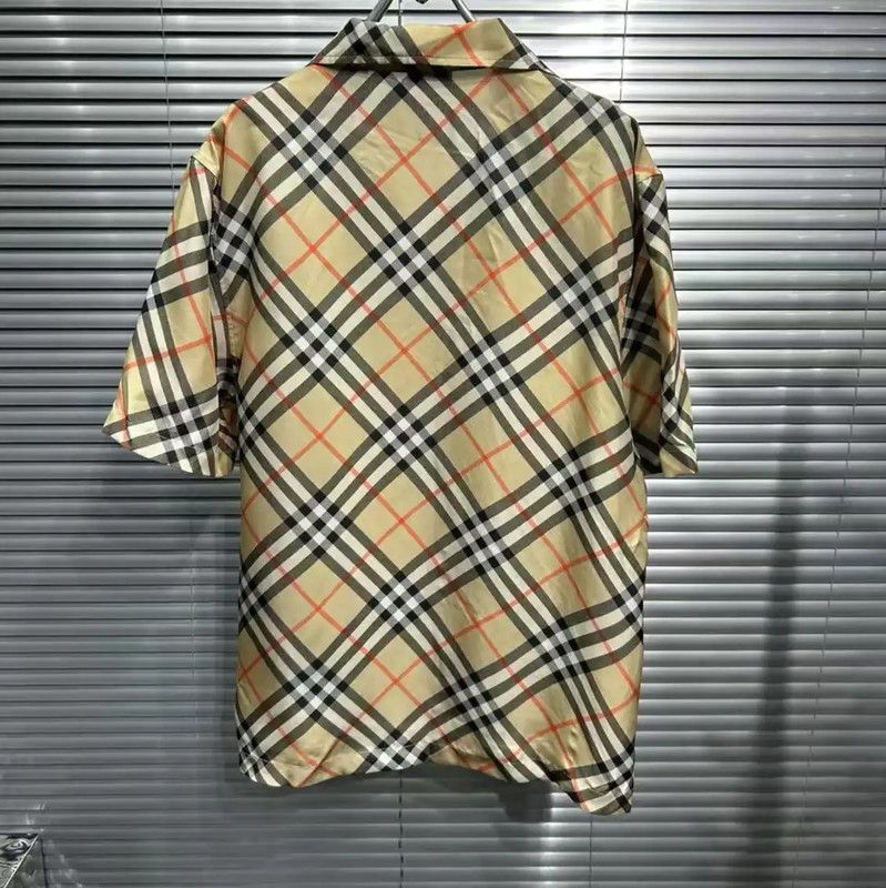 Burberry Summer Colorblock Silk Shirt for Men