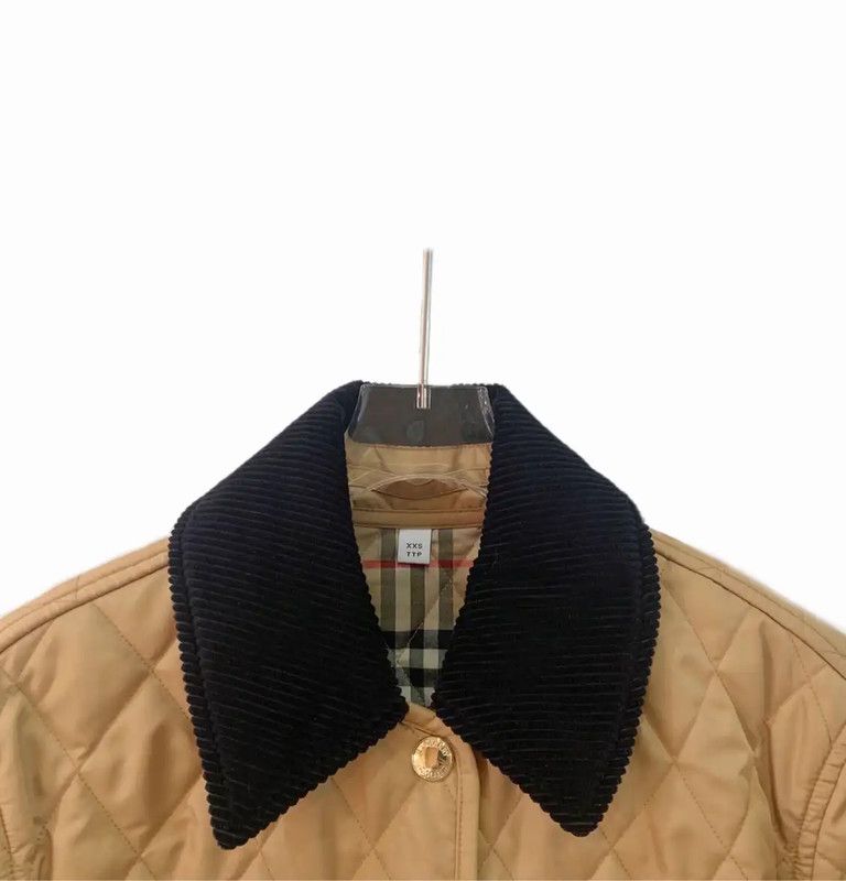 Burberry Burberry Quilted Brown Cotton Men's Jacket Size US XXS / EU 40 - 3 Thumbnail