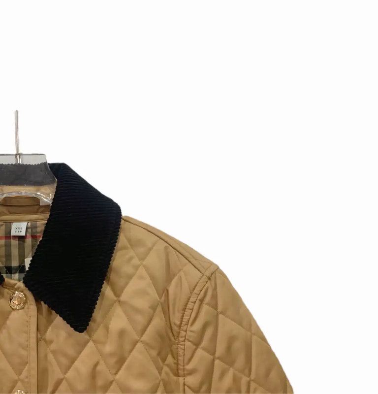 Burberry Burberry Quilted Brown Cotton Men's Jacket Size US XXS / EU 40 - 4 Thumbnail