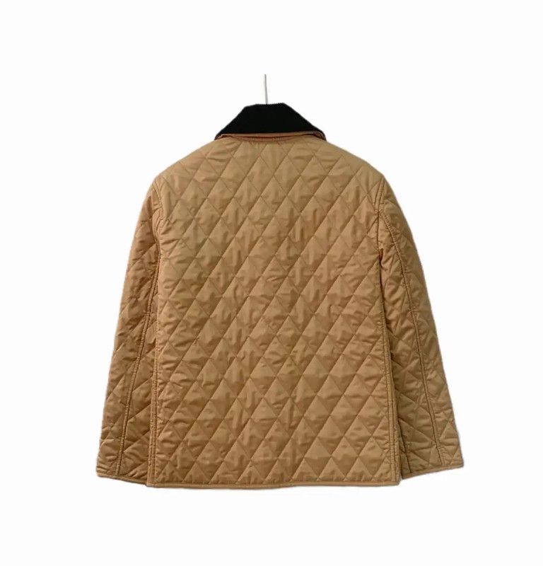 Burberry Burberry Quilted Brown Cotton Men's Jacket Size US XXS / EU 40 - 2 Thumbnail