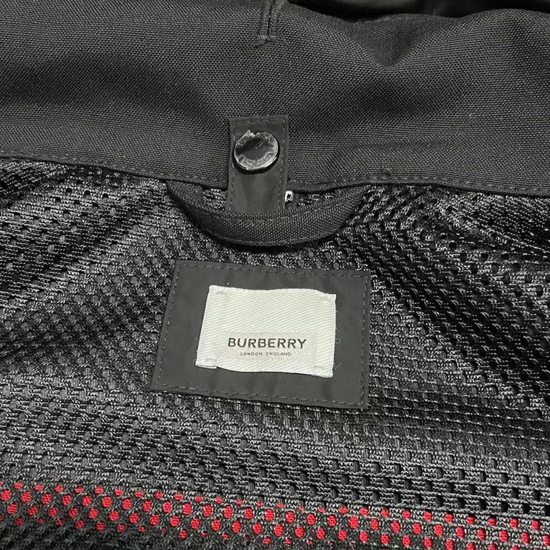 Burberry Burberry Red Cotton Logo Long Sleeve Coat Size US S / EU 44-46 / 1 - 6 Thumbnail