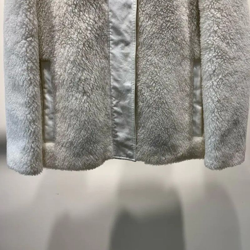 Burberry Burberry White Fleece Men's Outerwear Size US M / EU 48-50 / 2 - 4 Thumbnail