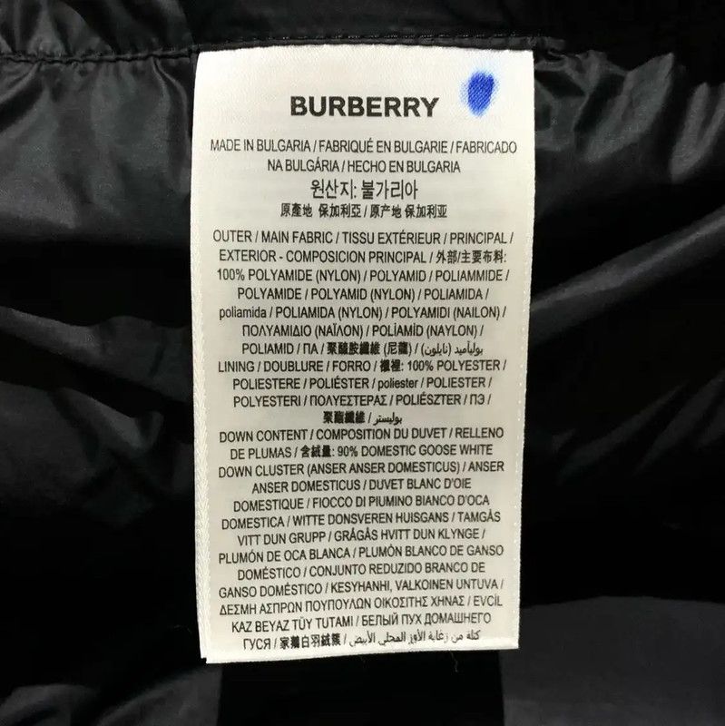 Burberry Burberry Men's Blue Down Jacket in Size M Size US M / EU 48-50 / 2 - 7 Thumbnail