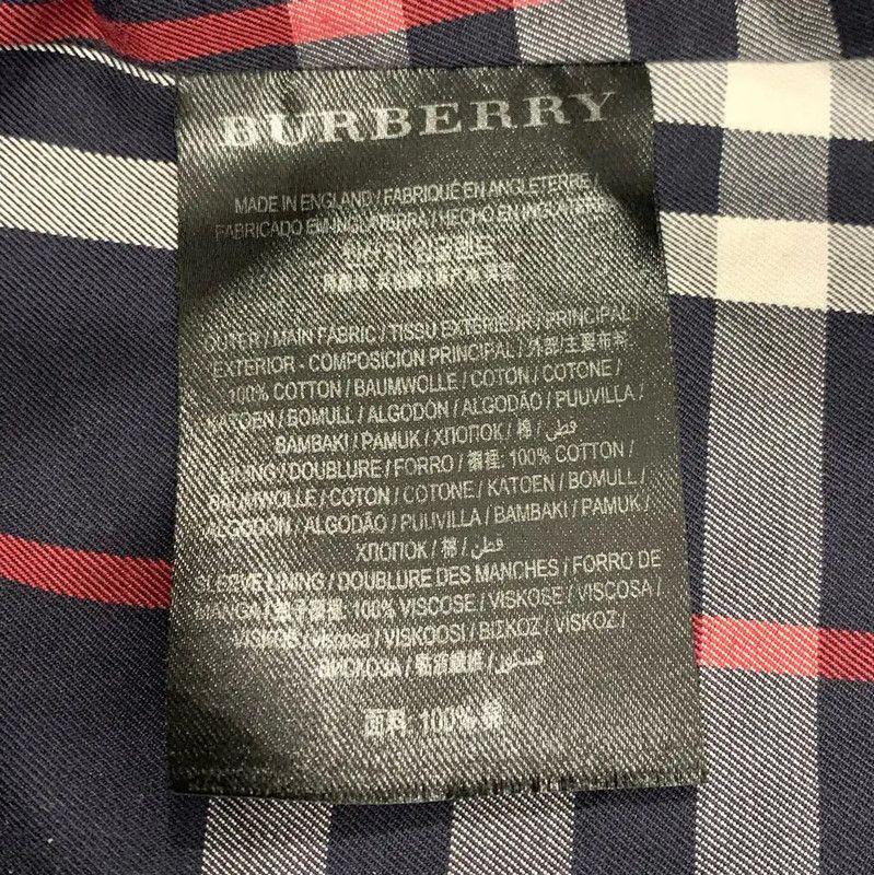 Burberry Burberry Men's Cotton Navy Trench Coat Size US M / EU 48-50 / 2 - 6 Thumbnail