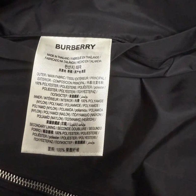 Burberry Burberry Black Polyester Men's Hooded Jacket Size US M / EU 48-50 / 2 - 4 Thumbnail